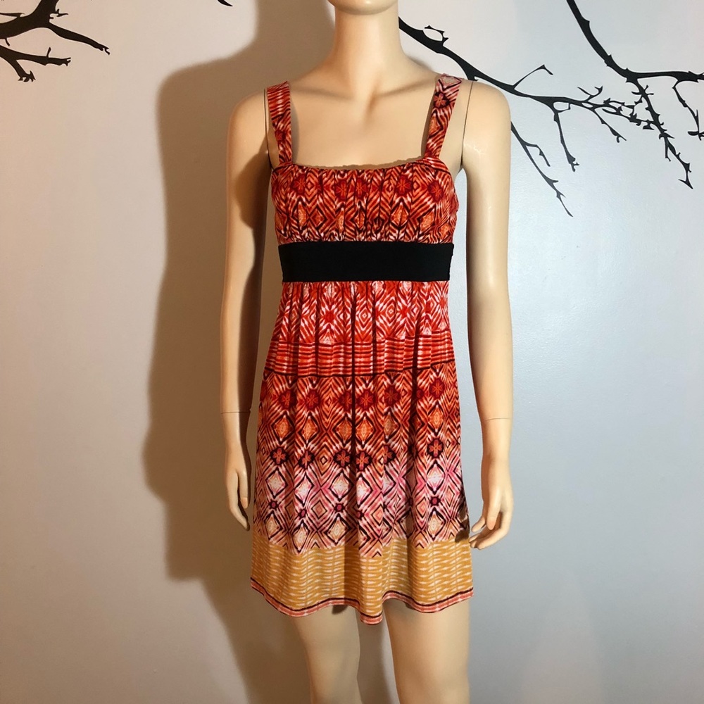 CITY TRIANGLES Pattern Dress